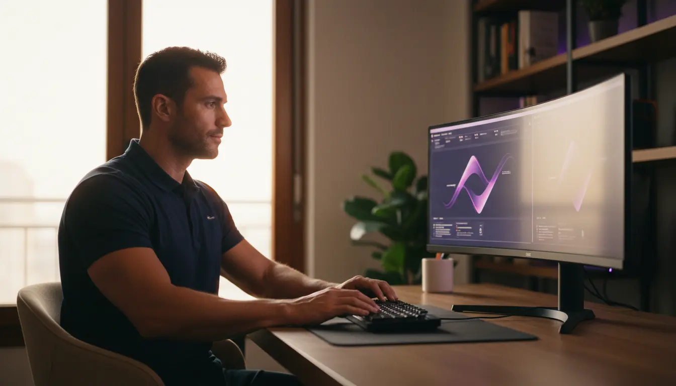 Entrenador personal analizando las mejores plataformas de software fitness en España 2026