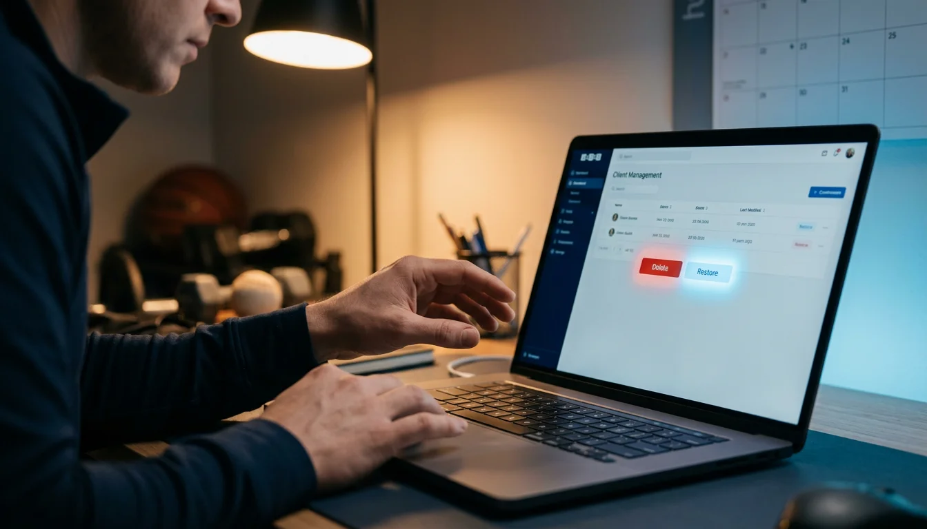 He borrado a un cliente sin querer: cómo recuperar sus datos en tu software de entrenamiento