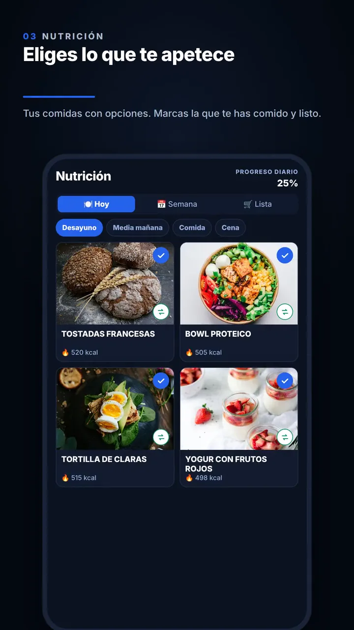 Tour general por la app de TotalGains